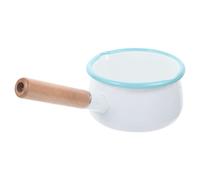 YDHSIKK Enamel Steel Soup Pot, Saucepan Food Cooking Pot Milk Boiling Pot Soup Pan Melting Pot Kitchen Cooking Pot(29X15X9CM)