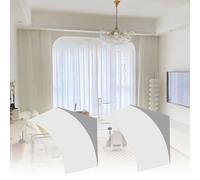 YDHSIKK Foam Paintable Half Circle Arch Doorway Frame Kit