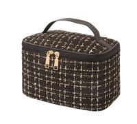 YDHSIKK Large Space Makeup Bag for Travel Storage(Black)