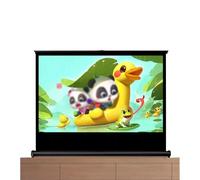 YDHSIKK Pull Down Manual Projection Screens, Manual Pull Up Projector Screen Portable Aluminum Frame Indoor Outdoor Use 30/40/50 Inch