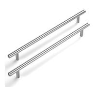 YDHSIKK Stainless Steel Cabinet Handles | Silver, Multiple Hole Centers 96-256mm Usage: Kitchen Drawer Cabinet(Hole centers: 256mm)