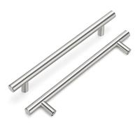 YDHSIKK Stainless Steel Kitchen Cabinet Handles | Silver 96/128/160/192/256 mm (12 Pcs): Kitchen Cabinet Use(Hole Center: 160mm)