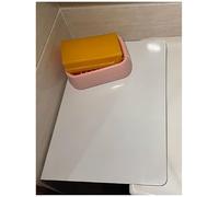 YDHSIKK Storage Board Countertop Gap Rack, Carbon Steel Window Sill Extender Plate Self Adhesive No Drill Multiple Sizes(20x15x6cm/7.9x5.9x2.4)