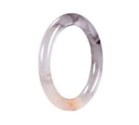 YDIHDFSJF Handcrafted Natural Violet Jade Belet for Women - Elegant Round Thin Belet, Fashion Boutique Jewelry, y Purple Women's Belet, Unique Statement Piece