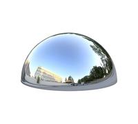 YDJIANCAI 1 Piece Silver Stainless Steel Half Sphere Gazing Ball - Mirror Polished Hollow Hemisphere For Garden Gate, Stair Handrails, And Shopping Mall Wall Decoration(Size:5.9in/15cm)