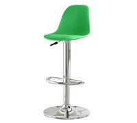YDkjwjw 1 Pack Modern Bar Stools Adjustable Swivel Gas Lift PU Leather Breakfast Bar Chair Counter Stool with Footrest & Base for Kitchen