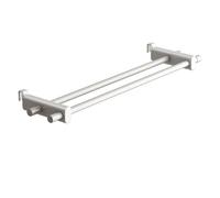 YDkjwjw Radiator Clothes Airer Rack, Removable 2 Bar Clothes Airer Indoor with Adjustable Movable Arms, Laundry Dryers Clothes for Hanging Socks Clothes Towel