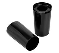 YDLMT Motorcycle Gloss Black Fork Boot Slider Covers for Harley Touring Electra Street Glide Ultra Limited & Tri Glide 2014-Later
