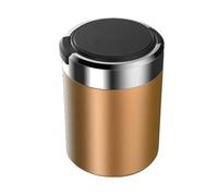 YDLYDL Car Ashtray for Mazda 5 7 Seater 2020-2024, Sealed Flame Retardant High Temperature Resistant Detachable Large Capacity Detachable,Gold