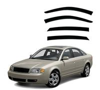 YDLYDL Car Rain Shield for Audi A6 Sedan MK2-C5 1997-2003, Shield Visor Guards Cover Side Window Deflectors Accessories Windows Rain CoverWind-Deflectors