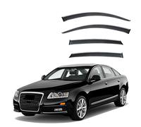 YDLYDL Car Rain Shield for Audi A6L Sedan MK3-C6 2005-2012, Shield Visor Guards Cover Side Window Deflectors Accessories Windows Rain CoverWind-Deflectors