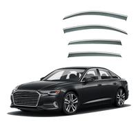 YDLYDL Car Rain Shield for Audi A6L Sedan MK5-C8 2019-2024, Shield Visor Guards Cover Side Window Deflectors Accessories Windows Rain CoverWind-Deflectors