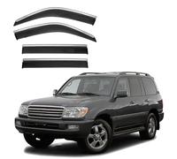 YDLYDL Car Rain Shield for Land Cruiser LC100 MK8-J100 1999-2007, Shield Visor Guards Cover Side Window Deflectors Accessories Windows Rain CoverWind-Deflectors