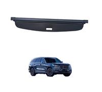 YDLYDL Rear Trunk Parcel Shelf for Lincoln Aviator 7-seater 2018-2025, Luggage Security Shield Shade Cover Car Retractable Rear Cargo Parcel Shelf,Canvas material