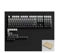 YDMHYLAI 133 Keys Snow White Double Shot PBT Keycaps, RGB for MX Switches Keyboard, Soft Lightweight(Polar Day(Box))