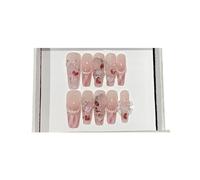 YDMHYLAI Cute Nails 10Pcs French Colorful Press On Nails, Soft & Wearable Easy Clean Lightweight Manicure Set(762 size-M)