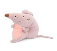 YDMHYLAI Pet Pillow Plush Pet Bed Small Dog Pillow with Bear Rabbit Giraffe Elephant Animal Design Pet Cat Mat Sofa for Puppy Kitten(Color1)