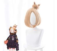 ydound Anime Coer Wig. Fo. 3. Jubiläum Abigail reguläre Kleiderserie gelbe Kurze Haarsack kleine Cosplay Perücke