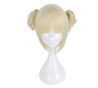 ydound Anime Coer Wig. Mein BOKU Keine Hero-Akademie Akademia Himiko-Toga-Schwanz des Pferdes beständig gegen die Wärme Kurze Blonde Licht Cosplay Perücke