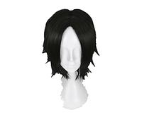 ydound Anime Coser One Piece Portgas D. ACE Short Black Wigh Heat Resistant Synthetic Hair Cosplay Wigs + Wig Cap