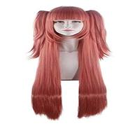 ydound Anime Coser wig 100cm Anime KAKEGURUI Cosplay Yumemite Yumemi Women Long Wig Role Playing Wigs Halloween Cosplay Watermelon Red Hair
