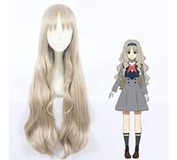 ydound Anime Coser wig Anime DARLING in the FRANXX KOKORO Wig Linen Hair Cosplay Wig Role Play Halloween Hair Synthetic 80cm