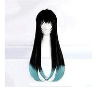ydound Anime Coser wig Anime Demon Slayer Kimetsu No Yaiba Cosplay Wigs Tokitou Muichirou Cosplay Wig Synthetic Wig Hair Hair Blade Of Demon Wig Halloween (Color : Wig)