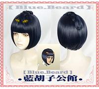 ydound Anime Coser wig Anime JoJo' s Bizarre Adventure Bruno Bucciarati Wig Sticky Finger Short Heat Resistant Synthetic Hair Wigs + Wig Cap