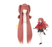 ydound Anime Coser wig Anime Kakegurui Yumemite Yumemi Cosplay Long Wigs Heat- resistant Fiber Hair+ Wig Cap Party Girls Women Props Girls Women