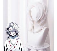 ydound Anime Coser wig Anime Kimetsu No Yaiba Ayaki Rui Cosplay Wig Spider Demon Slayer Short Hair Halloween Party Costume Wig For Adult