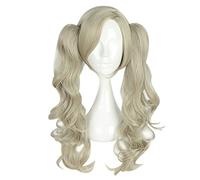 ydound Anime Coser wig Anime Persona 5 Futaba Sakura Yoshizawa Kasumi Wig Cosplay Costume Women Long Hair Halloween Party Role Play Wigs+ Free Wig Cap D (Color : A)