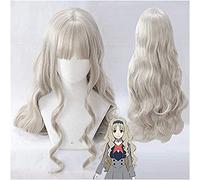 ydound Anime Coser wig DARLING in the FRANXX 556 Cosplay Wigs Kokoro Wigs long wavy synthetic hair Perucas Cosplay wig+ wig cap 80cm