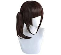 ydound Anime Coser wig Demon Slayer Kimetsu no Yaiba Tsuyuri Kanawo Kanao Ponytail Wig Cosplay Costume Heat Resistant Synthetic Hair Cosplay Wigs