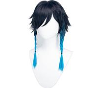 ydound Anime Coser wig DokiDoki Game Genshin Impact Cosplay Halloween Cosplay Venti Wig Genshin Impact Venti Wig Cosplay Hair