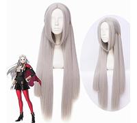 ydound Anime Coser wig Edelgard Cosplay Fire Emblem Three Houses Cosplay Women Long Straight Wigs Cosplay Anime Cosplay Wig Heat Resistant Synthetic Wi