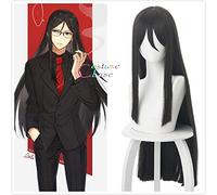 ydound Anime Coser wig Fate Grand Order Waver Velvet Fgo Lord El- Melloi Ii 80Cm Cosplay Straight Synthetic Hair Halloween Carnival Party + Free Wig Cap
