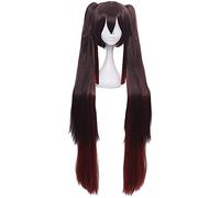 ydound Anime Coser wig Genshin Impact Wig,Anime Cosplay Hutao Wig, with Free Wig Cap, for Halloween, Party, Carnival, Nightlife, Concerts, Weddings