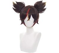 ydound Anime Coser wig Genshin Impact Wig,Anime Cosplay Xinyan Wig, with Free Wig Cap, for Halloween, Party, Carnival, Nightlife, Concerts, Weddings