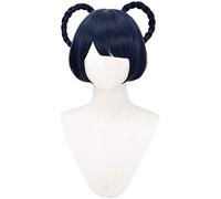 ydound Anime Coser wig Genshin Impact Wig Cosplay Wigs Xiao Wigs Blue Gradient Dharma Protector Yecha Synthetic Hair Halloween Christmas Party+ Free Wig Cap(Xiao) ( Pattern : Xianglin )