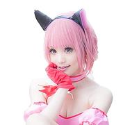 ydound Anime Coser wig Ichigo Momomiya Cosplay Tokyo Mew Mew Cosplay Pink Wig Cosplay Cute Anime Cosplay Wigs Heat Resistant Synthetic Wigs Halloween