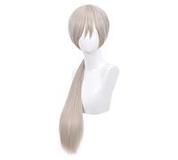 ydound Anime Coser wig Makima Wig, Chainsaw Man Makima Cosplay Wig with Wig Cap, Long Ponytail Red Anime Cosplay Wig ( Color : Quanxi )