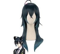 ydound Anime Coser wig Malleus Draconia Cosplay Wig Twisted Wonderland Cosplay 60cm Wig Cosplay Anime Cosplay Wigs Heat Resistant Synthetic Wigs