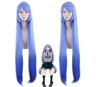 ydound Anime Coser wig My Hero Academia BIG3 Fluctuation Cosplay Wig Boku no Hero Academia Blue Hair Costume Halloween Party Age of Heroes Wigs + Wig Cap