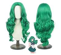 ydound Anime Coser wig Sailor Moon Mercury Mars Jupiter Venus Uranus Neptune Pluto Saturn Chibi Usa Cosplay Wigs for Halloween Party Sailor Jupiter Wig