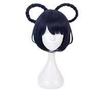 ydound Anime Coser wig Sucrose Wig, Genshin Impact Sucrose Cosplay Wig with Clip Ears & Wig Cap, Long Straight Green Blue Anime Cosplay Wig ( Color : Xiangling )