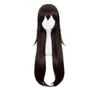 ydound Anime Coser wig Sucrose Wig, Genshin Impact Sucrose Cosplay Wig with Clip Ears & Wig Cap, Long Straight Green Blue Anime Cosplay Wig ( Color : Amber )