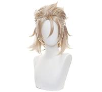 ydound Anime Coser wig Sucrose Wig, Genshin Impact Sucrose Cosplay Wig with Clip Ears & Wig Cap, Long Straight Green Blue Anime Cosplay Wig ( Color : Albedo )