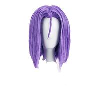 ydound Anime Coser wig Team Rocket James Cosplay Wig Short Purple Heat Resistant Synthetic Hair Wig+ Wig Cap