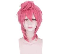ydound Anime Coser wig Trish Una Cosplay Wig JoJo Bizarre Adventure Cosplay Heat Resistant Synthetic Wigs Party Wig Halloween Cosplay Outfits for Women