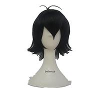 ydound Anime Coser wig Voltron: Legendary Defender Keith Cosplay Wigs Short Black Heat Resistant Synthetic Hair Wig + Wig Cap